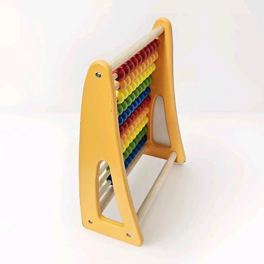 Pidoko Wooden Youth Abacus Yellow 12.5 